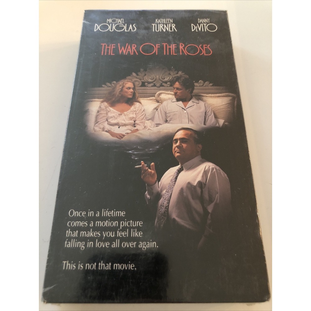 The War of the Roses VHS 1989 Michael Douglas Kathleen Turner New Sealed